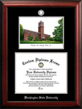 Washington State University Embossed Diploma Frame with Lithograph C380489