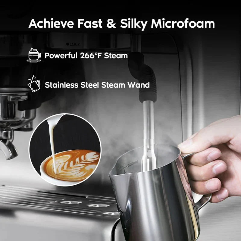 20 Bar Espresso Machine with Milk Frother N572849