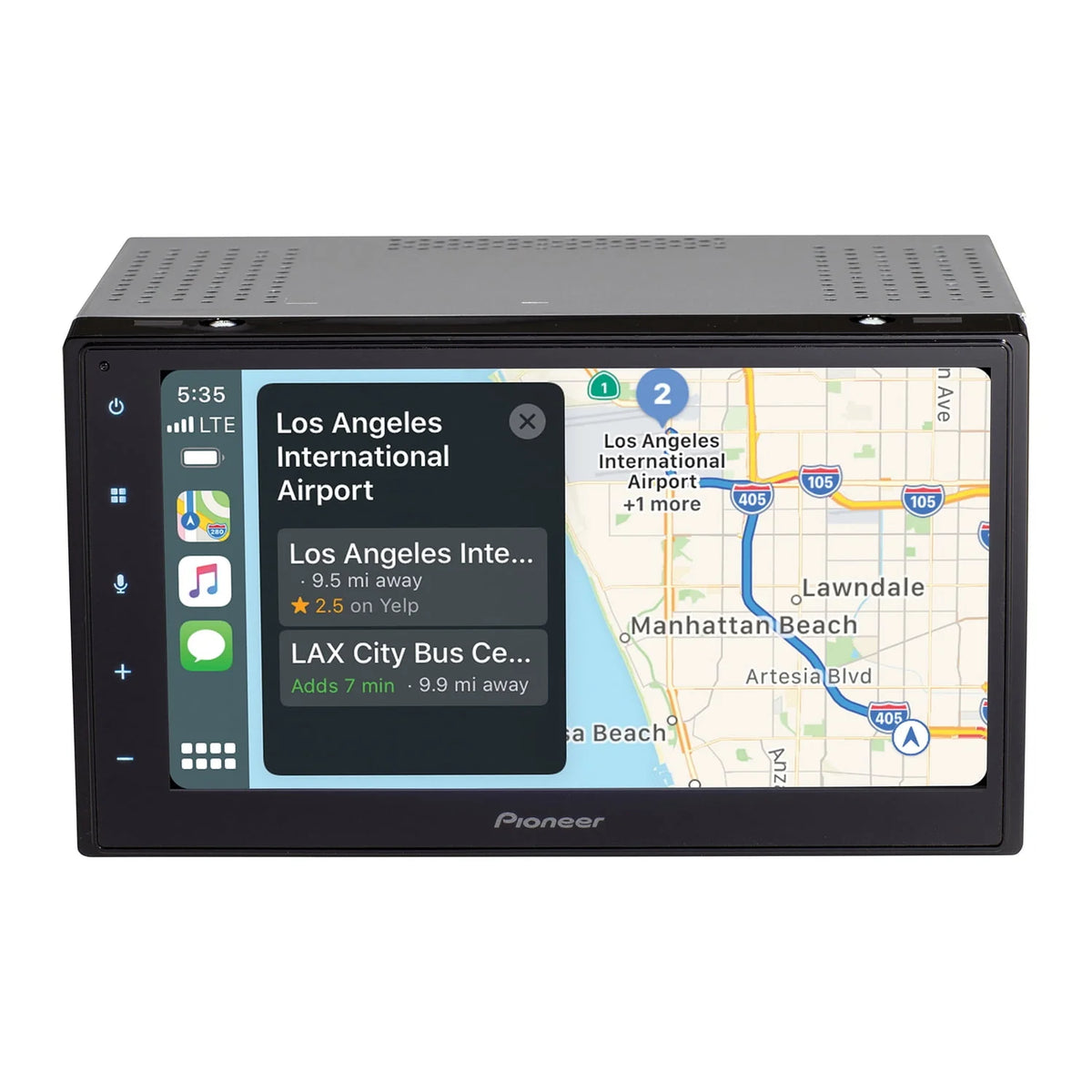 6.8-In. Double-DIN Digital Media Receiver with Touch Screen, Bluetooth, and Apple CarPlay/Android Auto T78975