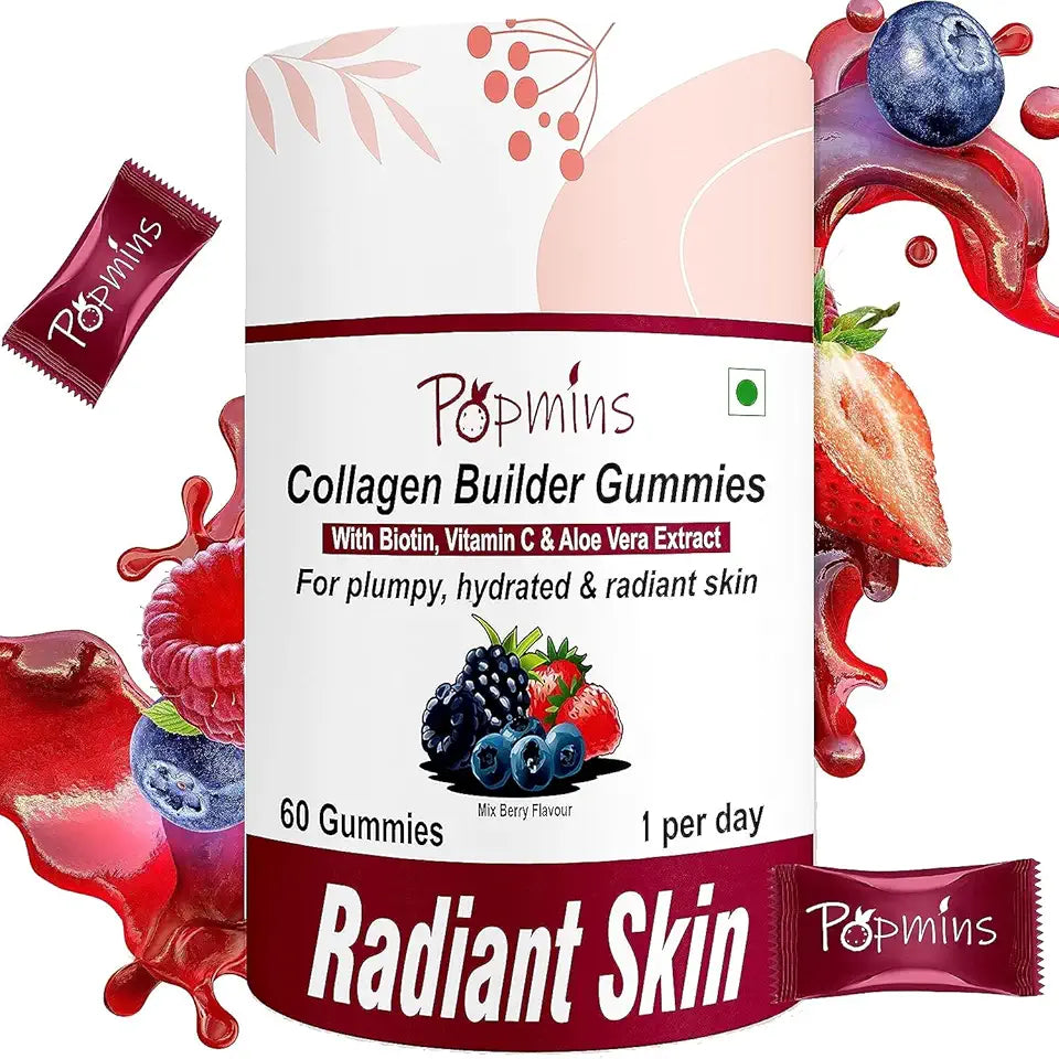 Sugar Free Mixed Berry Vegan Collagen & Biotin Gummies 60 Ct Y9368