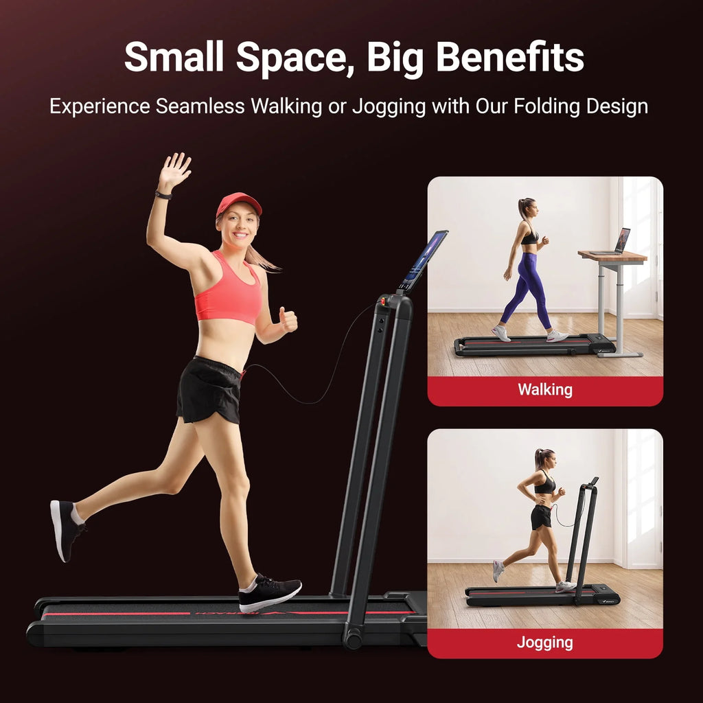 Folding Treadmill with 265 LB Weight Capacity D653