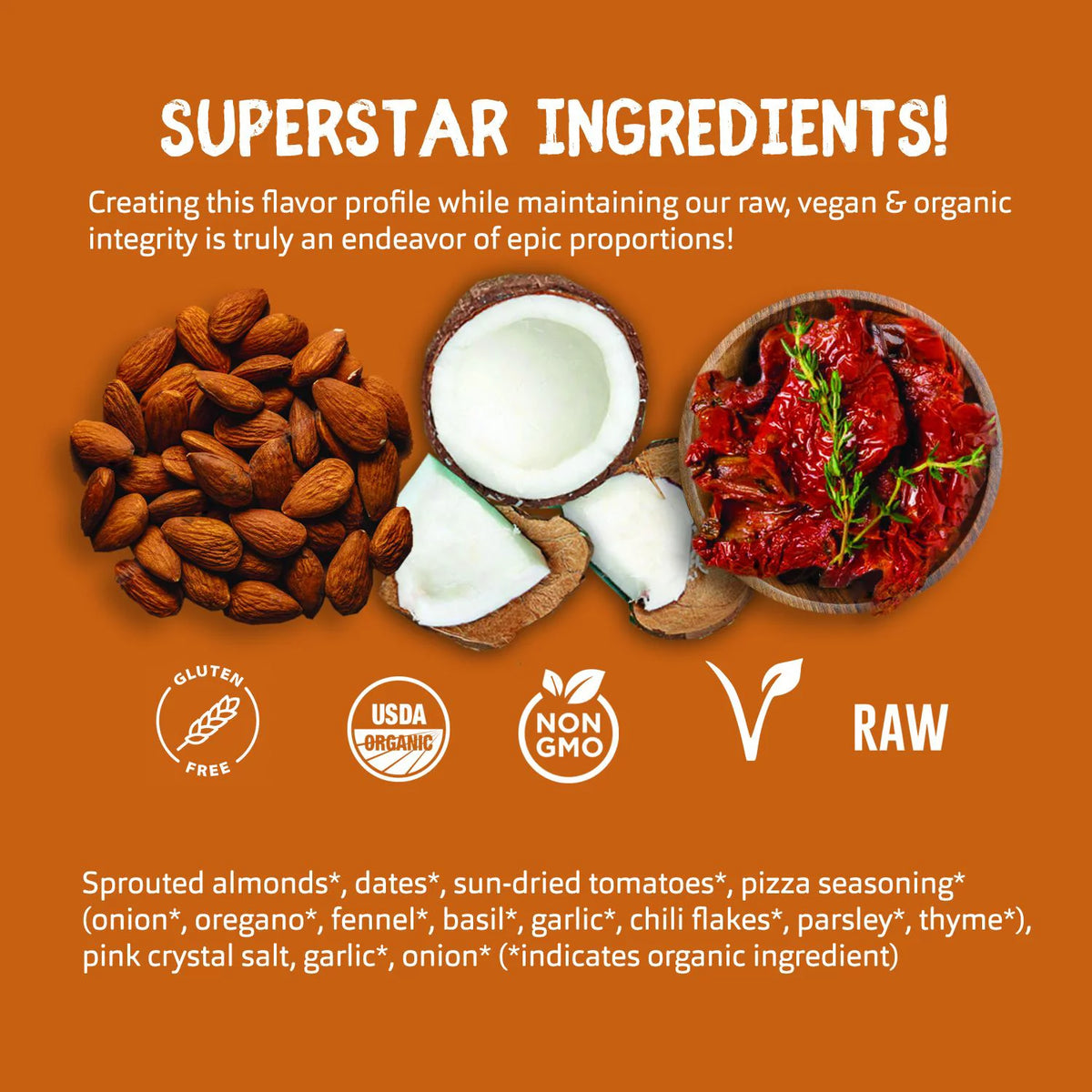 Organic Sprouted Salt & Vinegar Almonds 1.4oz M69626