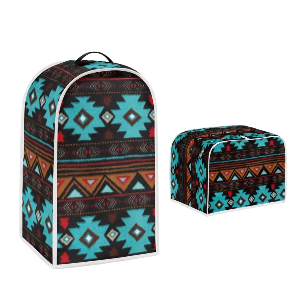 Abstract Aztec Geometry Pattern Blender Dust Cover F647844