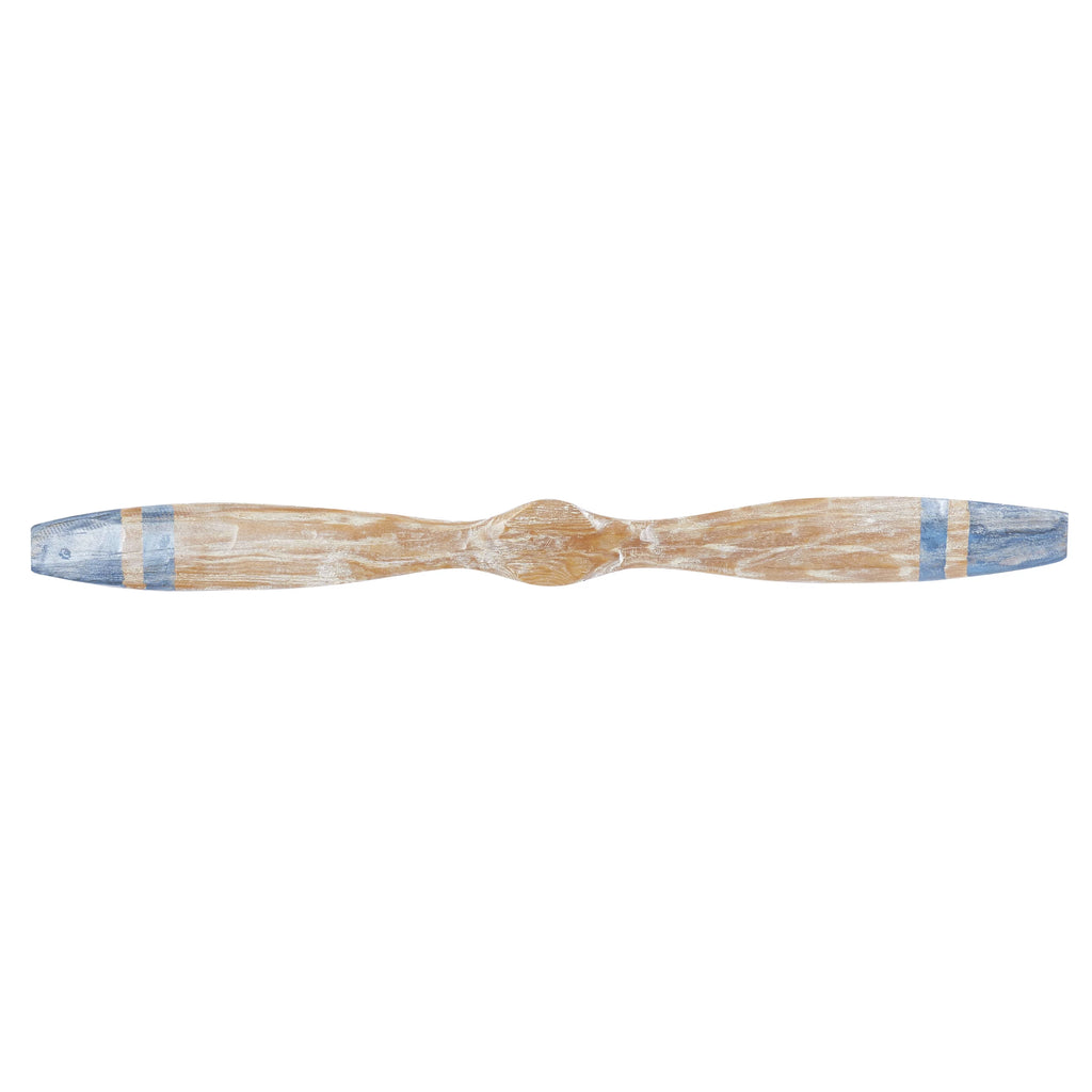 Brown Wood Airplane Propeller Wall Decor S9479