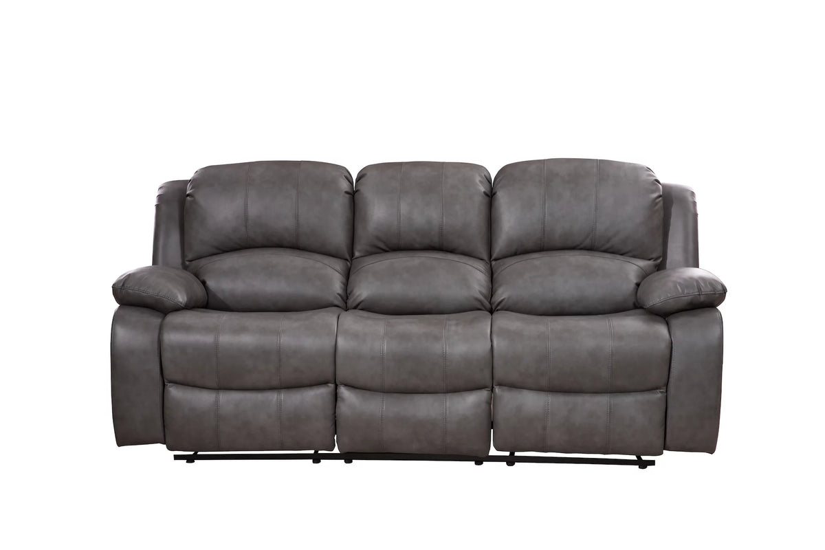 Bonded Leather Reclining Sofa 3 Piece Set D680306