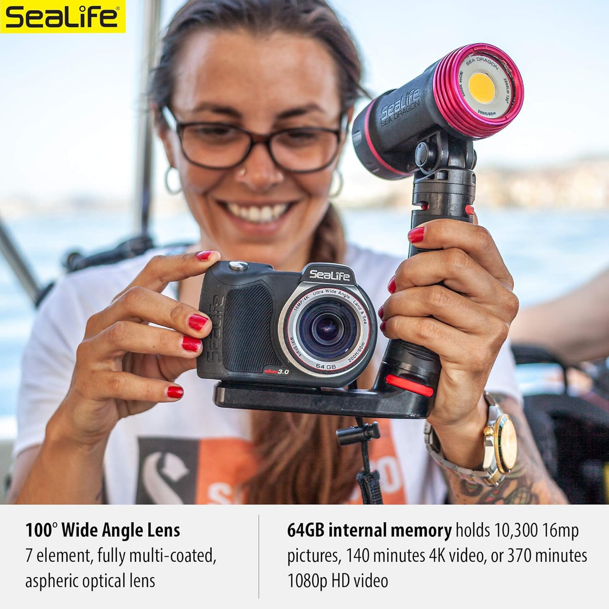 Underwater Camera & Dual Light Set J464908