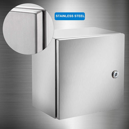 12 x 12 x 8'' NEMA 4X Steel Electrical Enclosure E200428