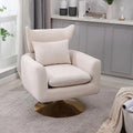 Mid Century Modern Swivel Accent Chair with Pillow M6469