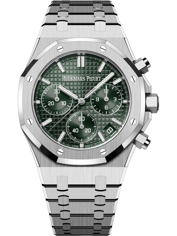 Khaki Green Dial Chronograph 41mm W978