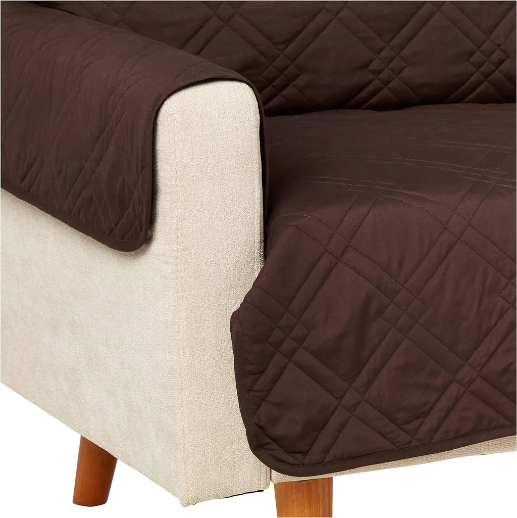 Microfiber 100% Polyester Machine Washable Quilted Furniture Throw Cover A235016