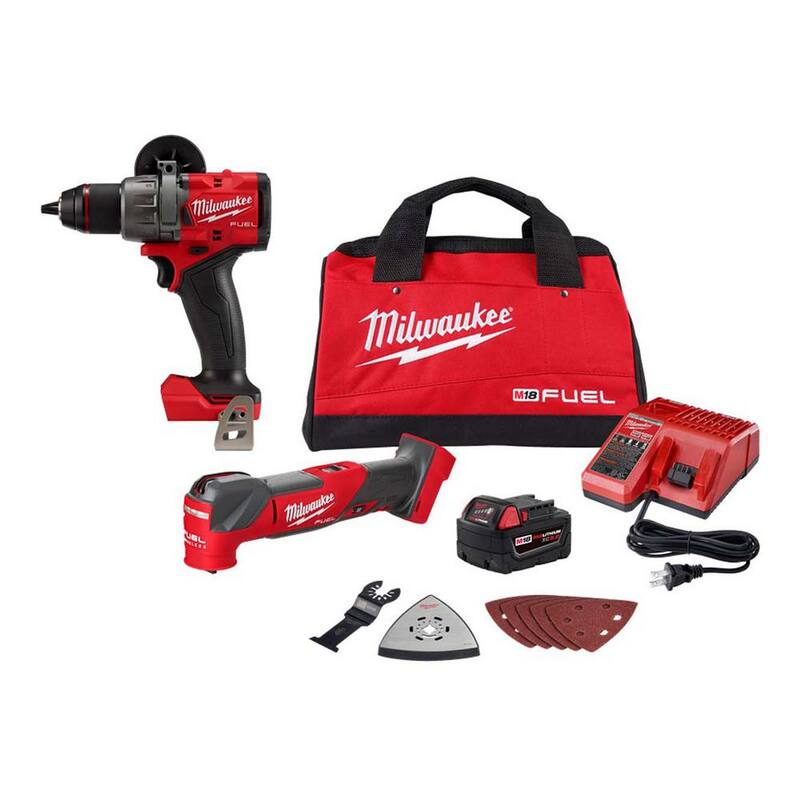 18V Cordless Brushless Oscillating Multi-Tool Kit with Hammer Drill B952