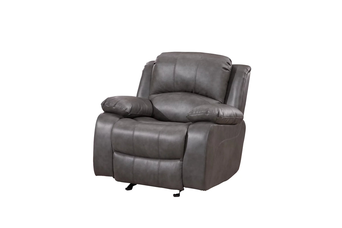 Bonded Leather Reclining Sofa 3 Piece Set D680306