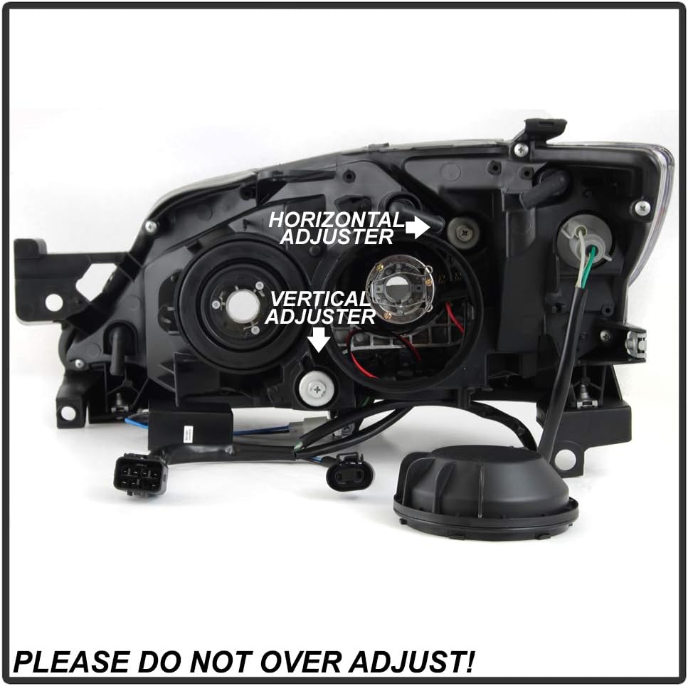Chrome LED Projector Headlights X4612