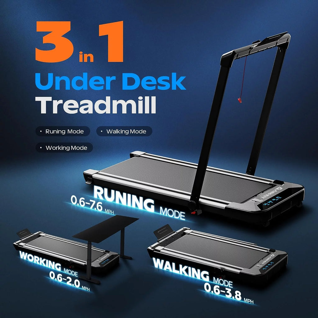 Under Desk Treadmill 3 in 1 Folding Walking Pad Y256581