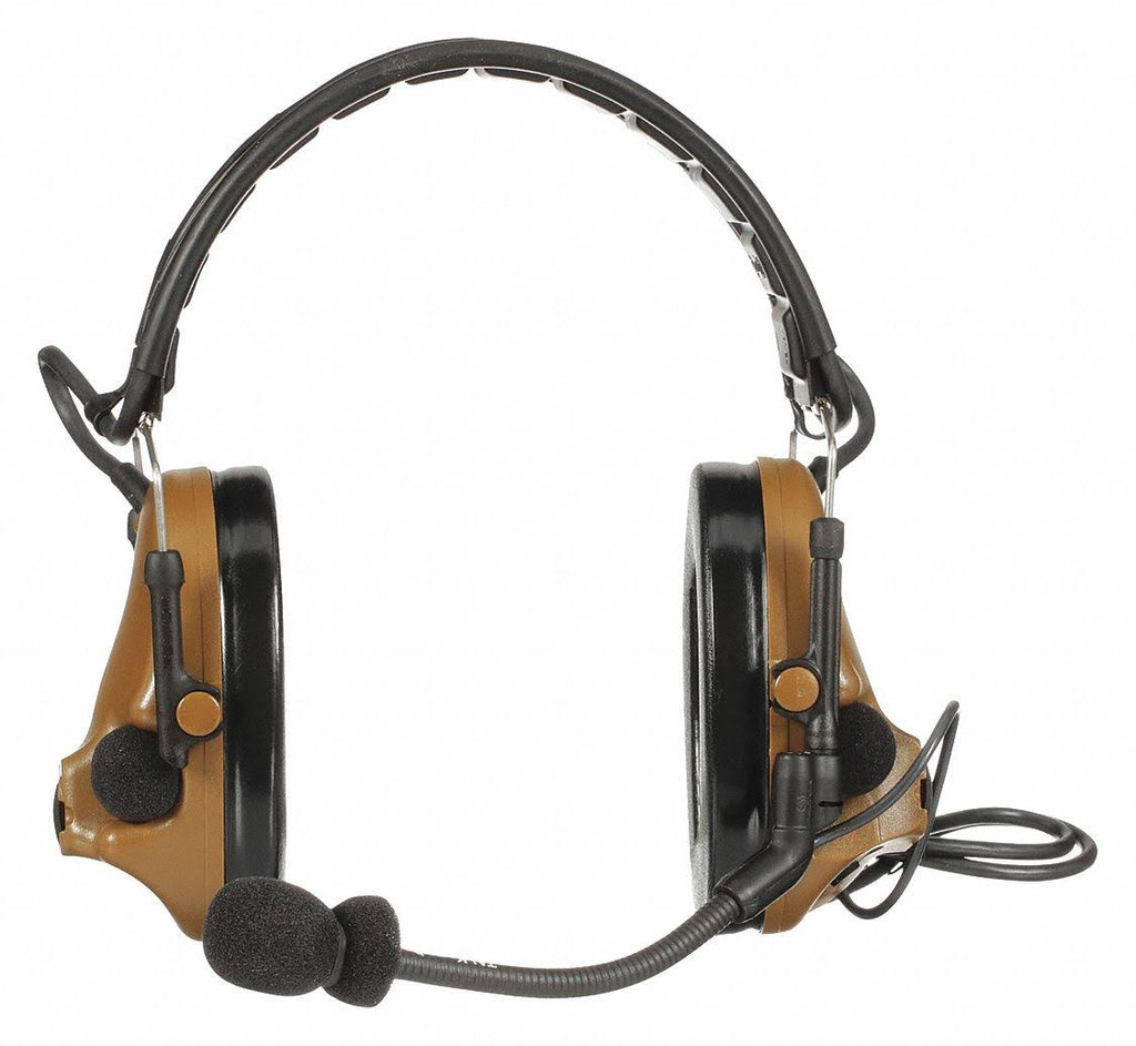 Foldable Brown Tactical Headset G388