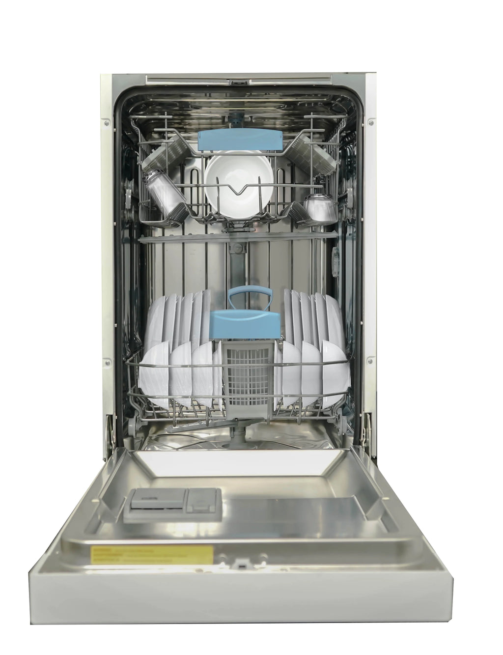 18 Wide Built-in Dishwasher in White L337