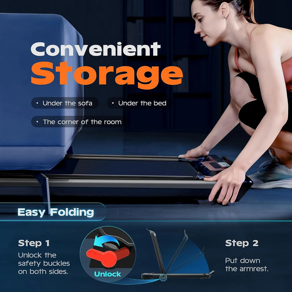 Under Desk Treadmill 3 in 1 Folding Walking Pad Y256581