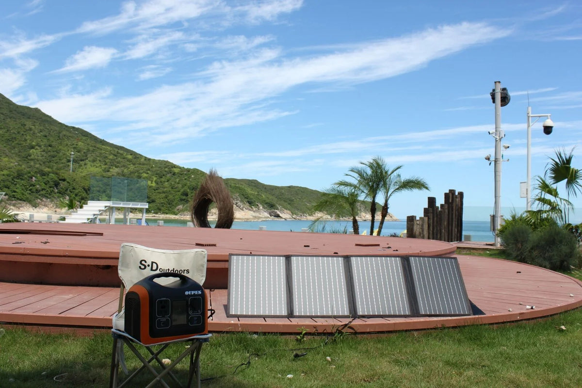 1800W Portable Power Station with 2 100W Panels O8369
