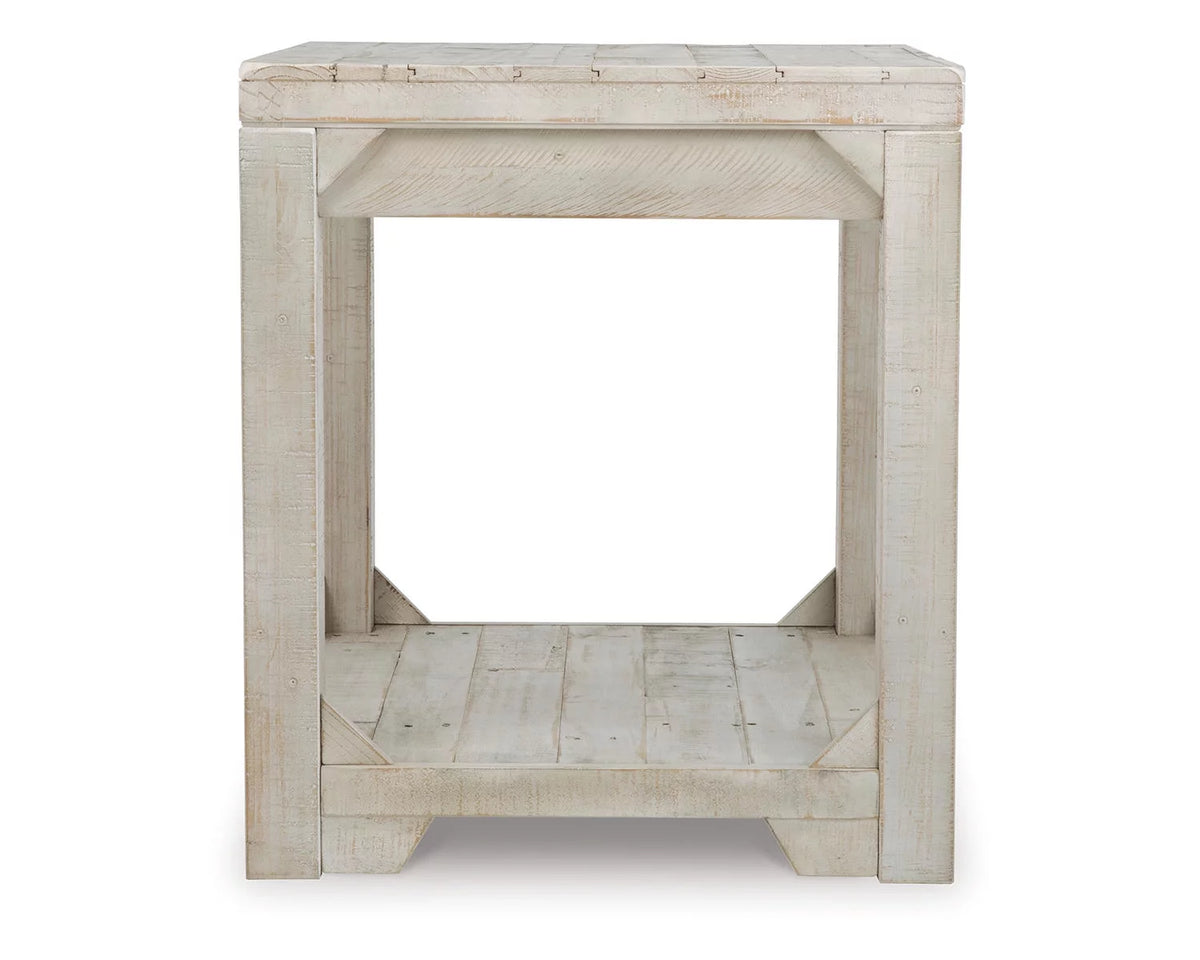 Whitewash End Table P750