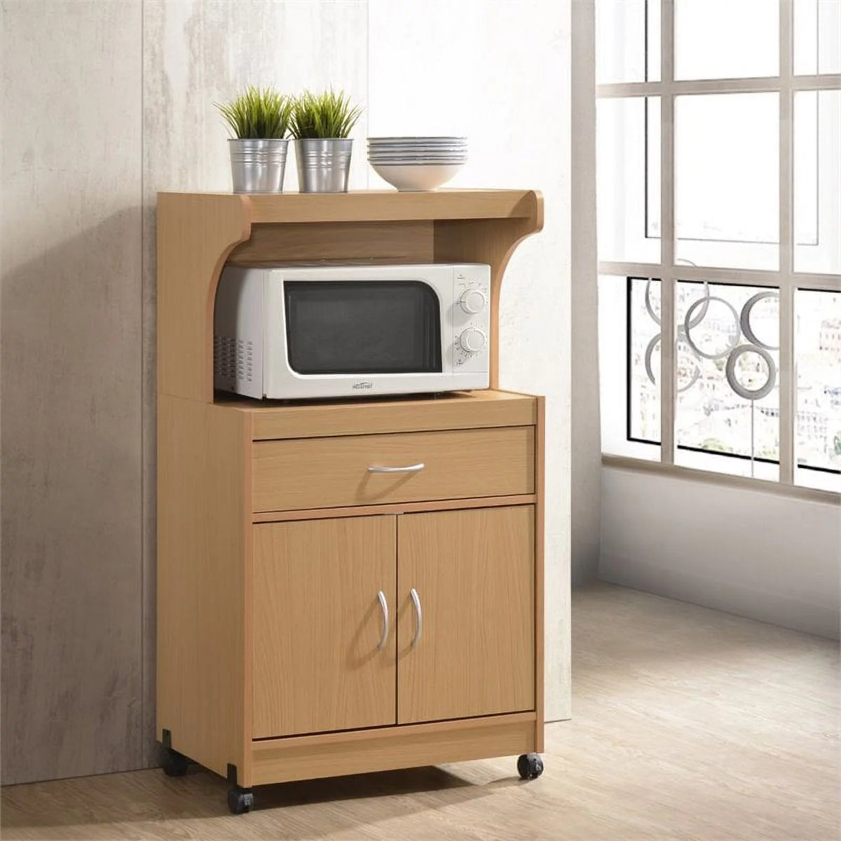 Microwave Kitchen Cart N847