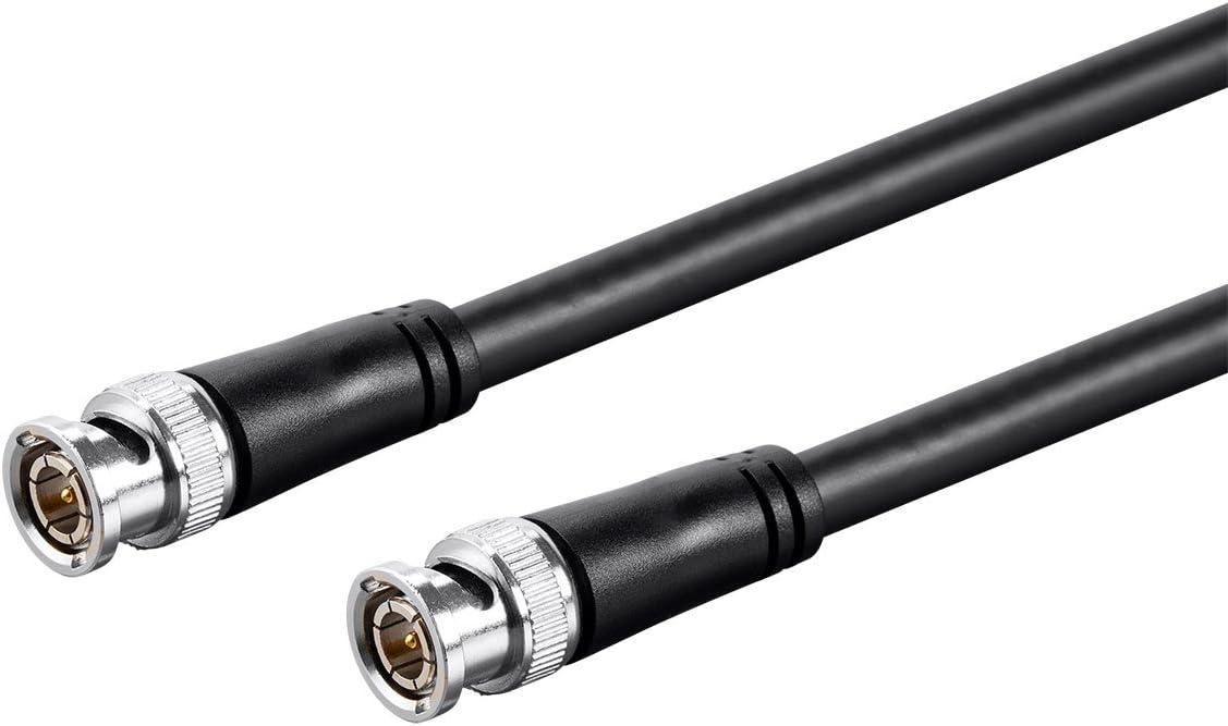 Black RG6 BNC Cable, 300ft C488524