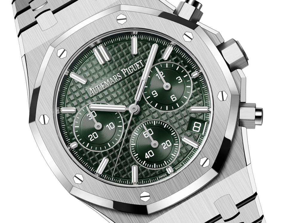 Khaki Green Dial Chronograph 41mm W978