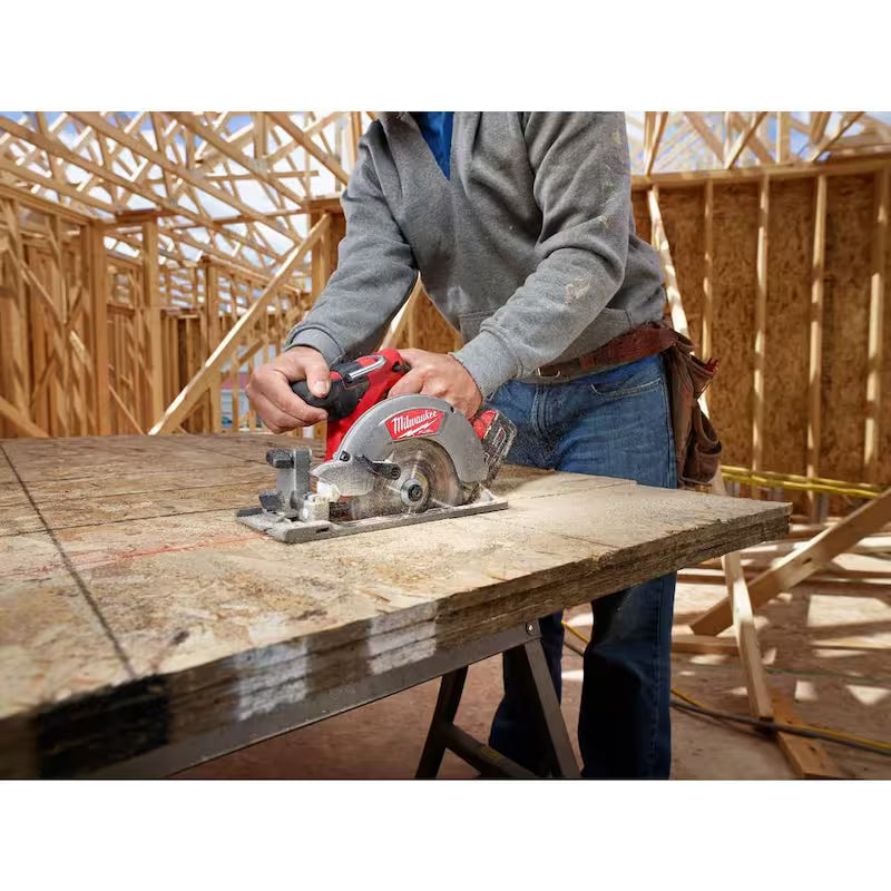 18V Brushless Cordless 6-1/2 in. Circular Saw with Oscillating Multi-Tool T665414