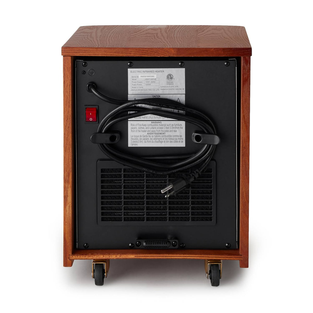 1500W Portable Infrared Quartz Space Heater 3 Pack X4117