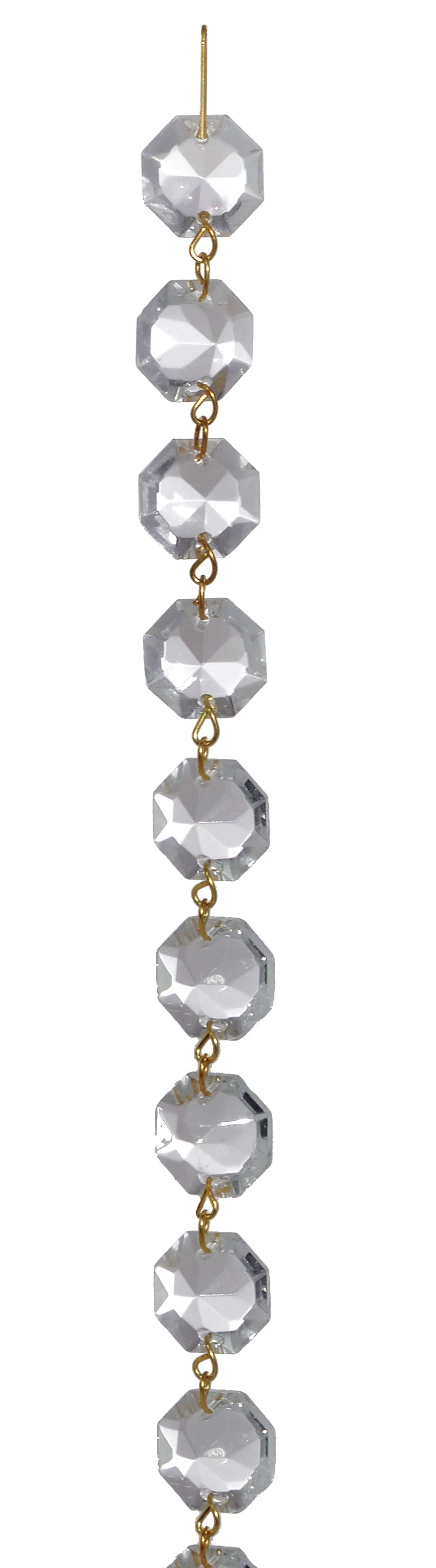 39 Inch Crystal Jewel Chain W5225