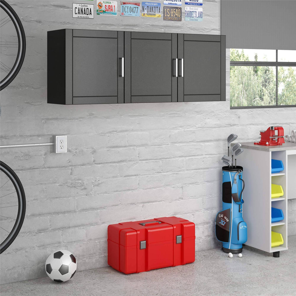 Black Wall Cabinet A60964
