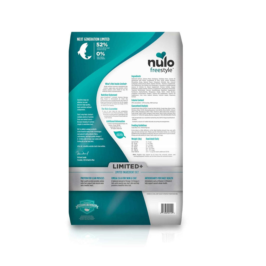 Salmon Recipe Grain-Free Dry Dog Food D409