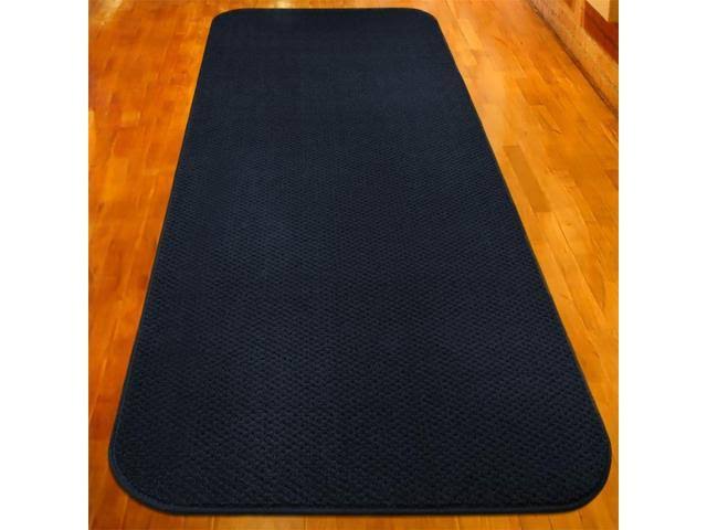 Navy Blue Skid-Resistant Carpet Runner 14 ft. x 36 in. V596