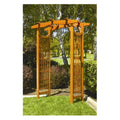 Wood Pergola Arbor V17389