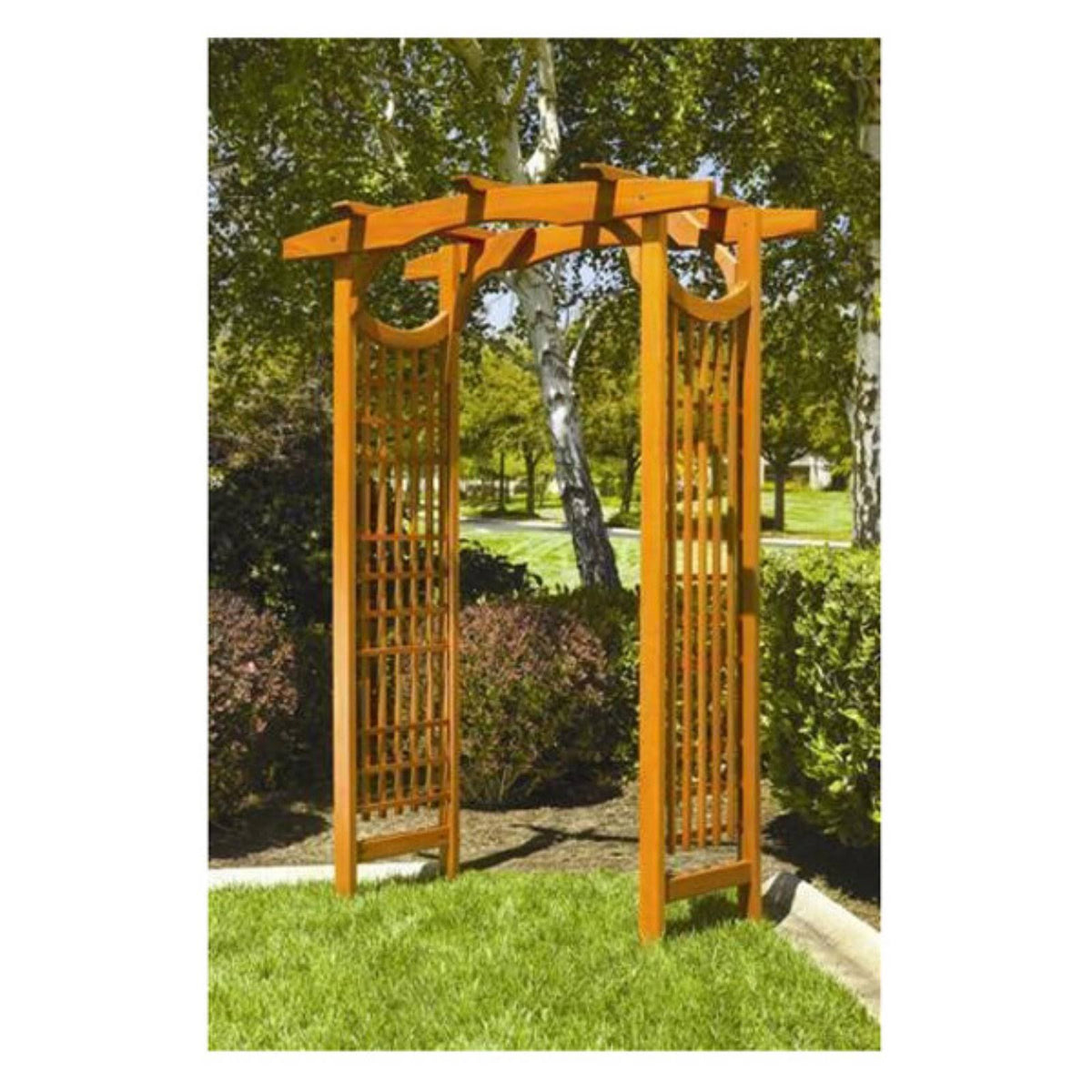 Wood Pergola Arbor V17389