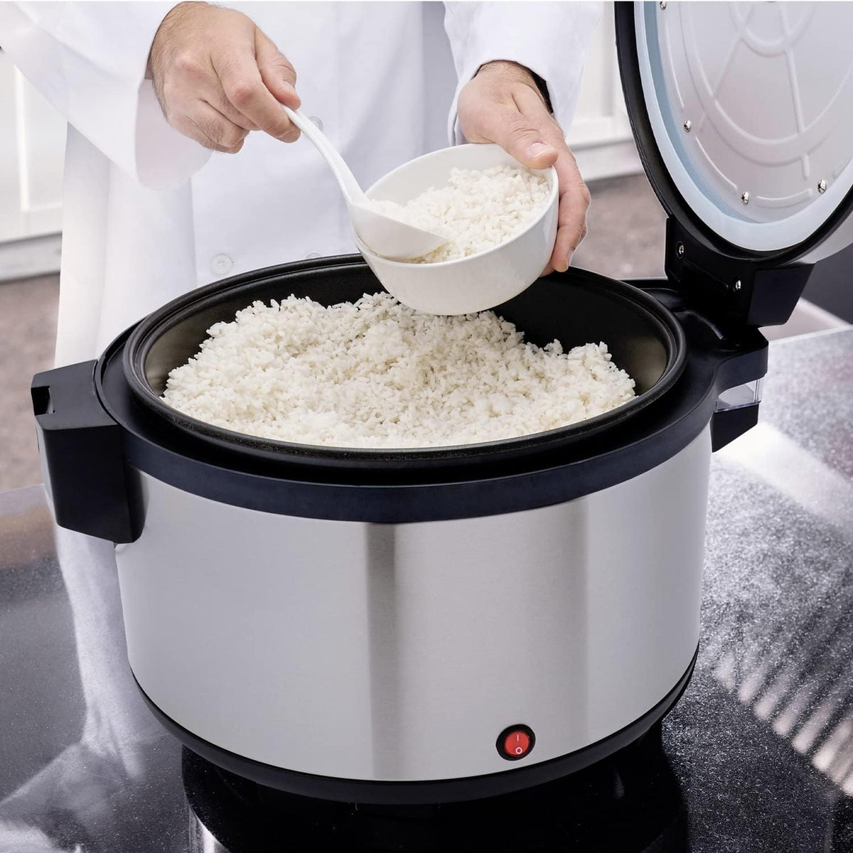 Large Capacity Stainless Steel 100 Cup Rice Warmer C620794