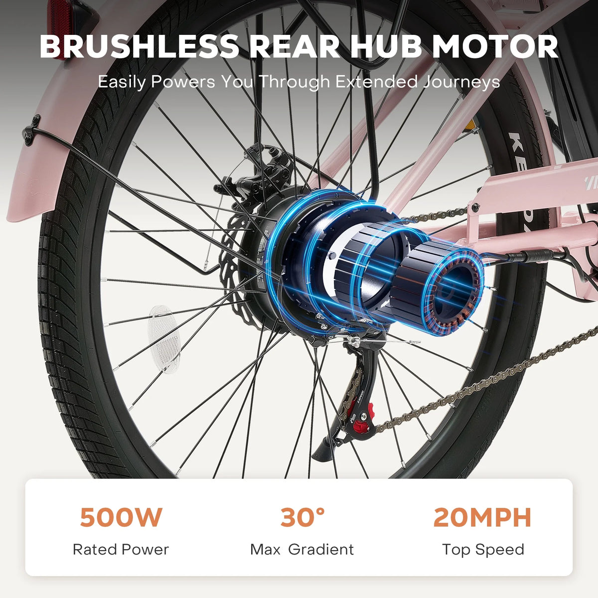 500W Electric Bike with 48V 13Ah Battery F3223