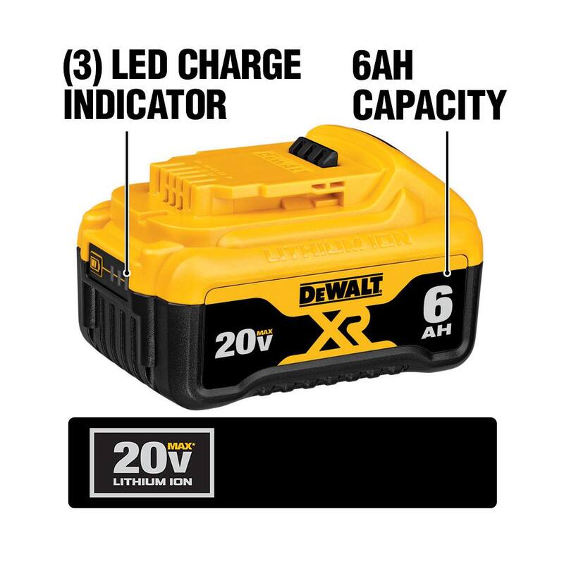 20V MAX XR Lithium-Ion 6.0Ah Battery 3 Pack V229347