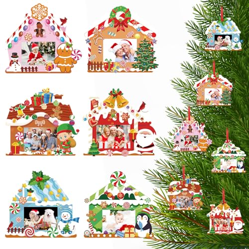 36 Pack Christmas DIY Picture Frames Craft Kit with Stickers N586588