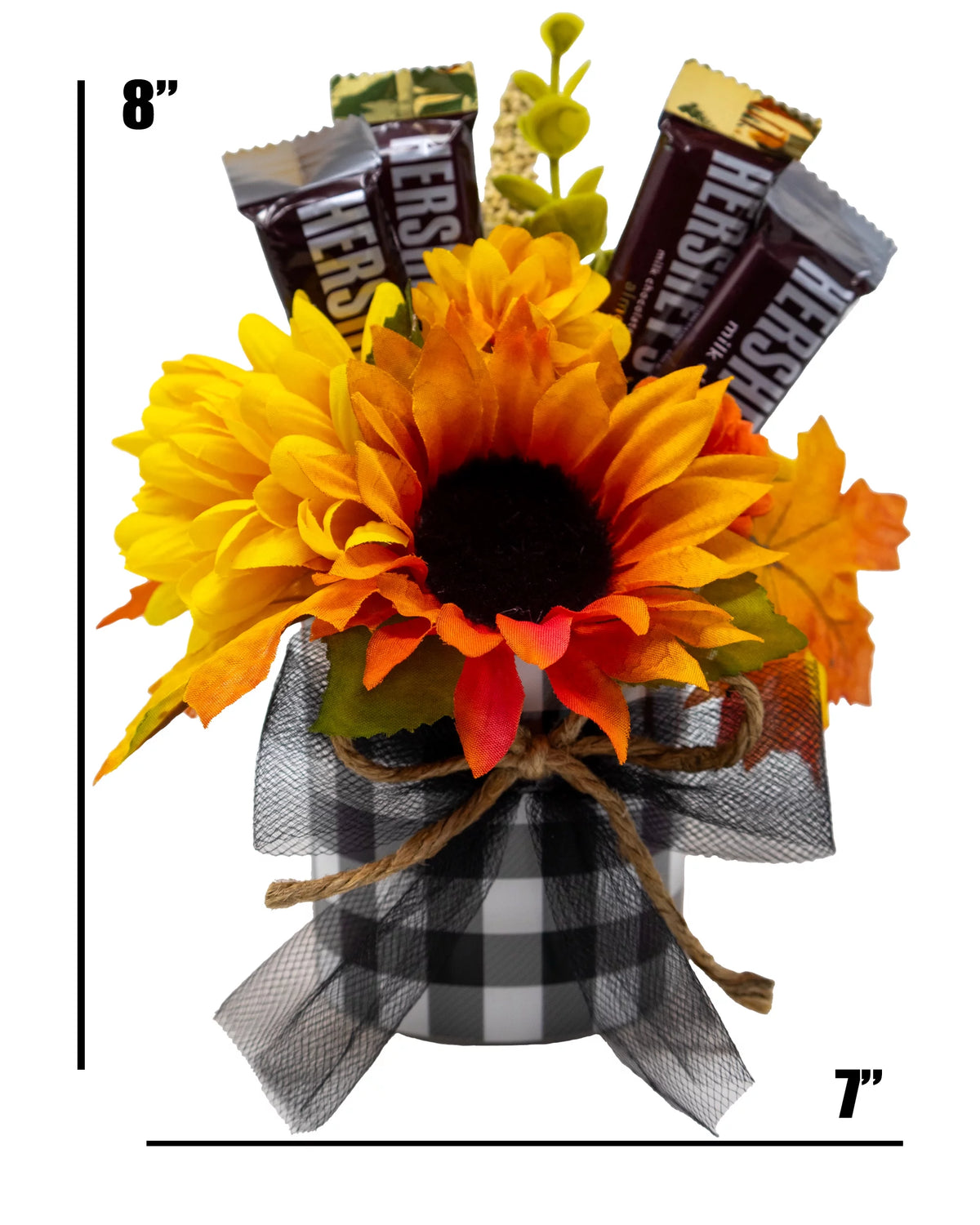 Miniature Fall Floral Candy Bouquet O824