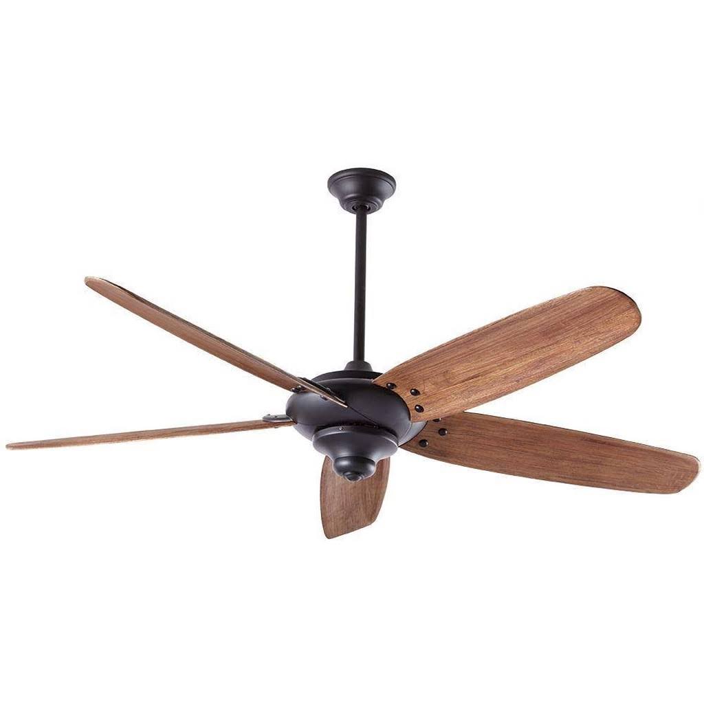 Indoor Matte Black Ceiling Fan with Remote Control C475241