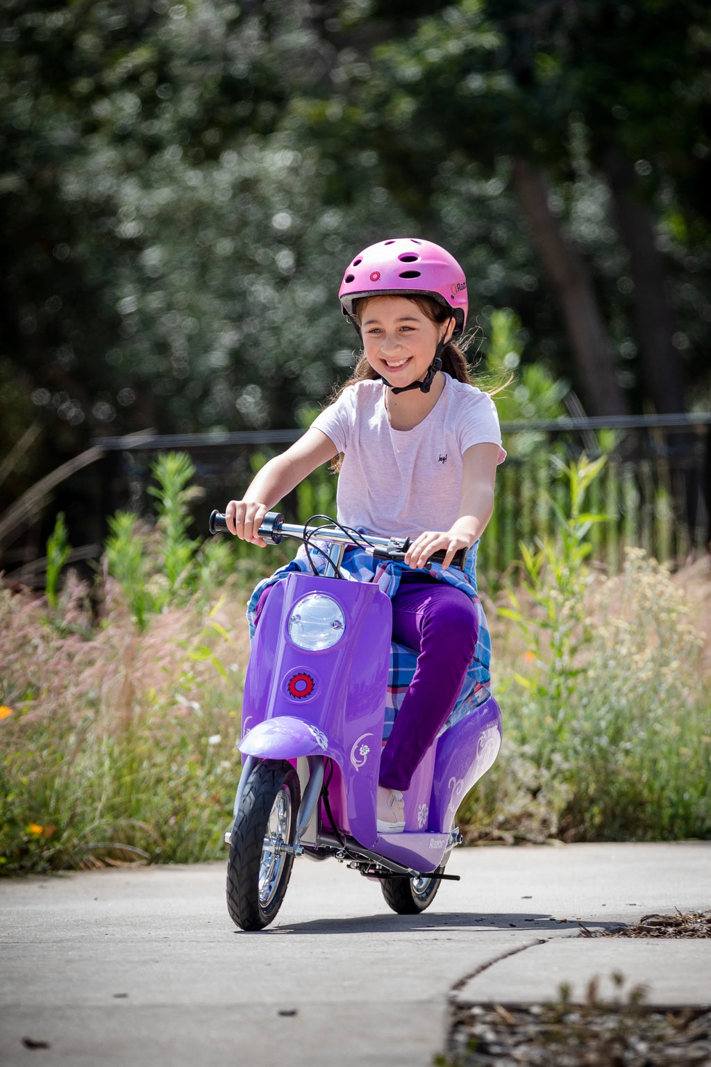 Purple Electric Scooter K97789