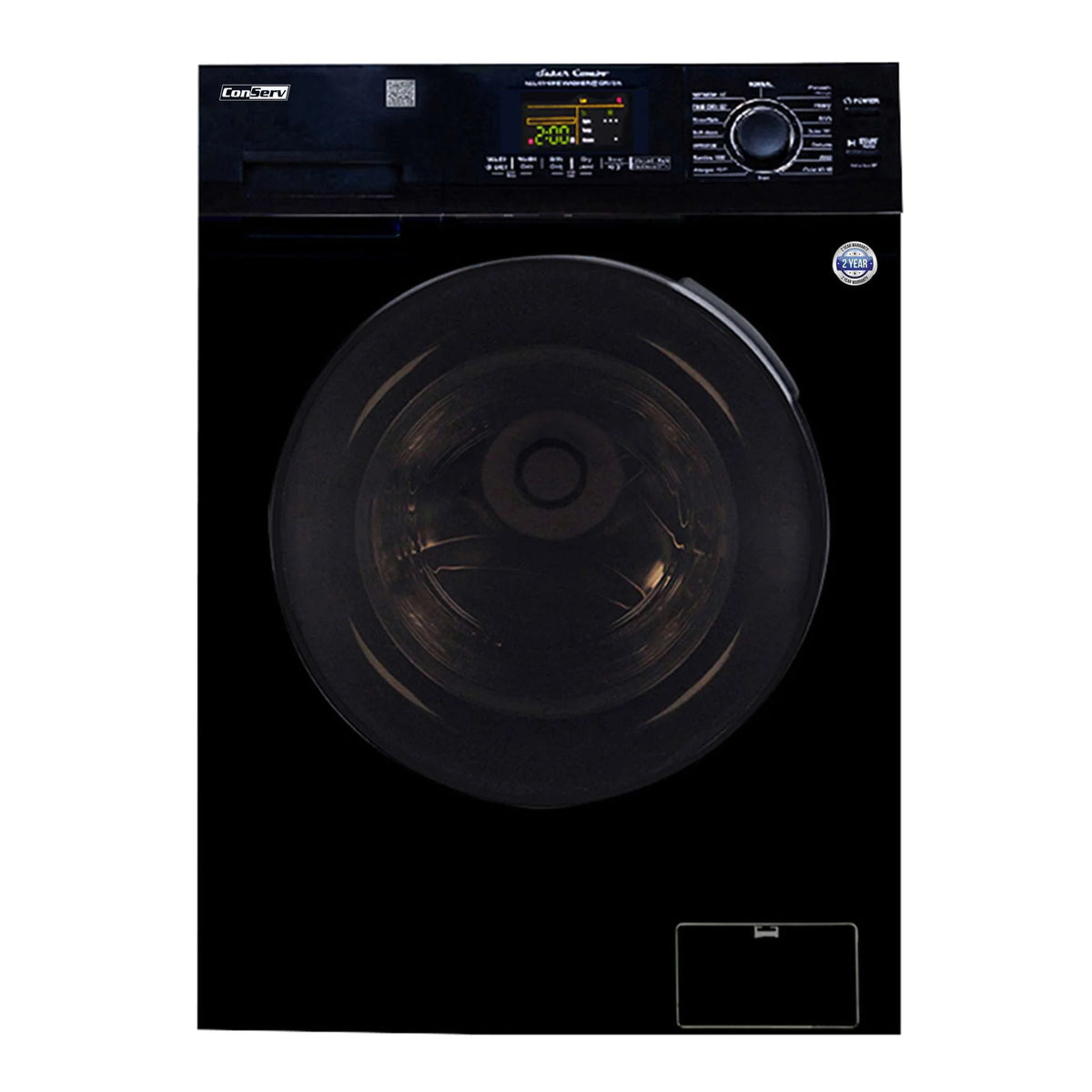 15 lbs Compact Combo Washer Dryer with Pet Cycle in White L435