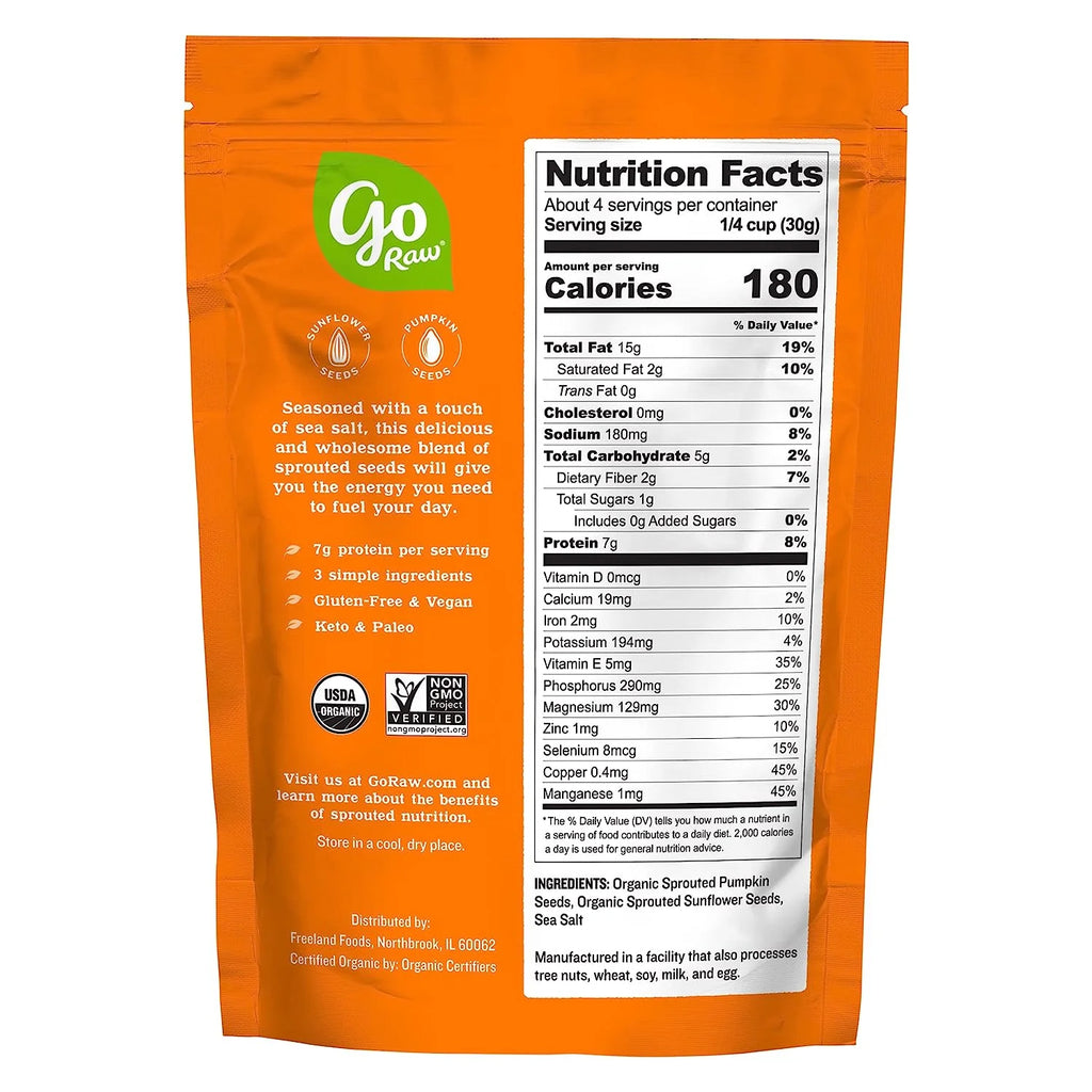 Seeds Snack Sea Salt 4oz Pack of 6 L426203
