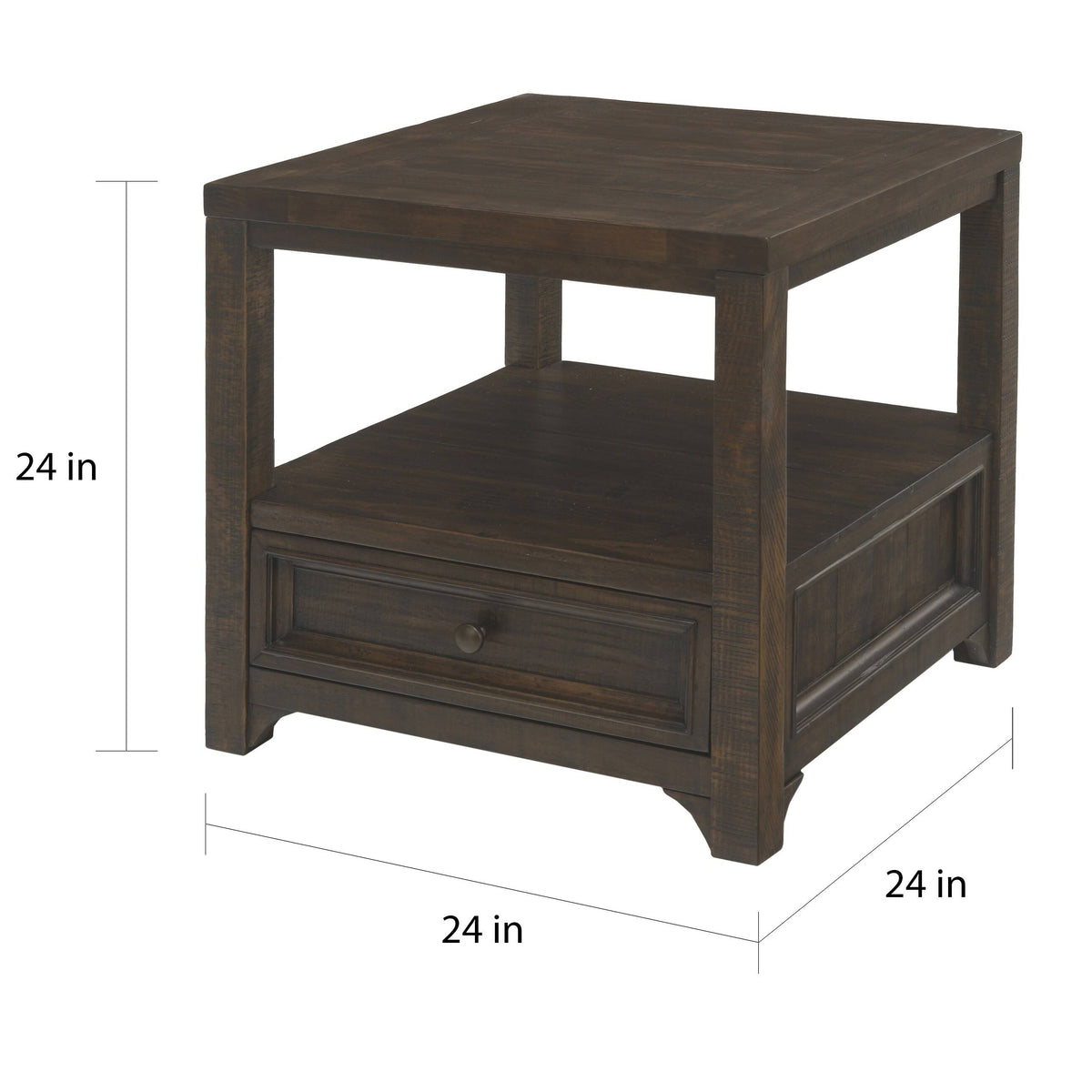 Solid Wood End Table A5946