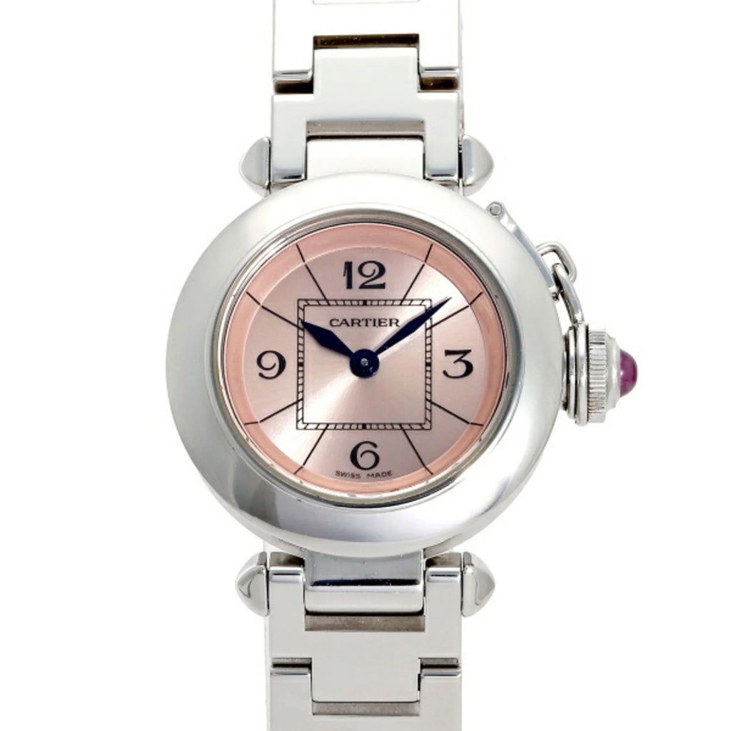 Pre-Owned Pink Dial Watch C3236