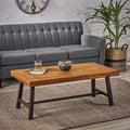 Rustic Acacia Wood Coffee Table X178594