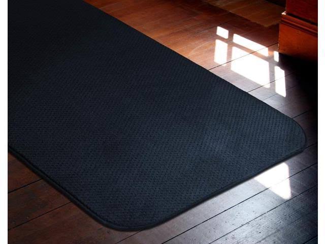 Navy Blue Skid-Resistant Carpet Runner 14 ft. x 36 in. V596