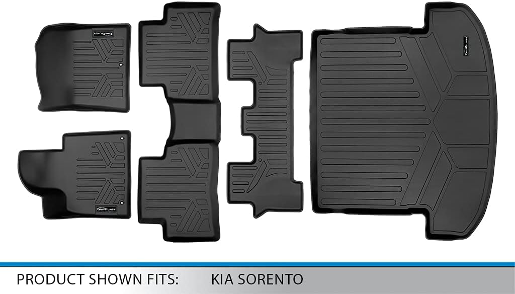 Custom Fit 3 Row Floor Mats & Cargo Liner Set J1326