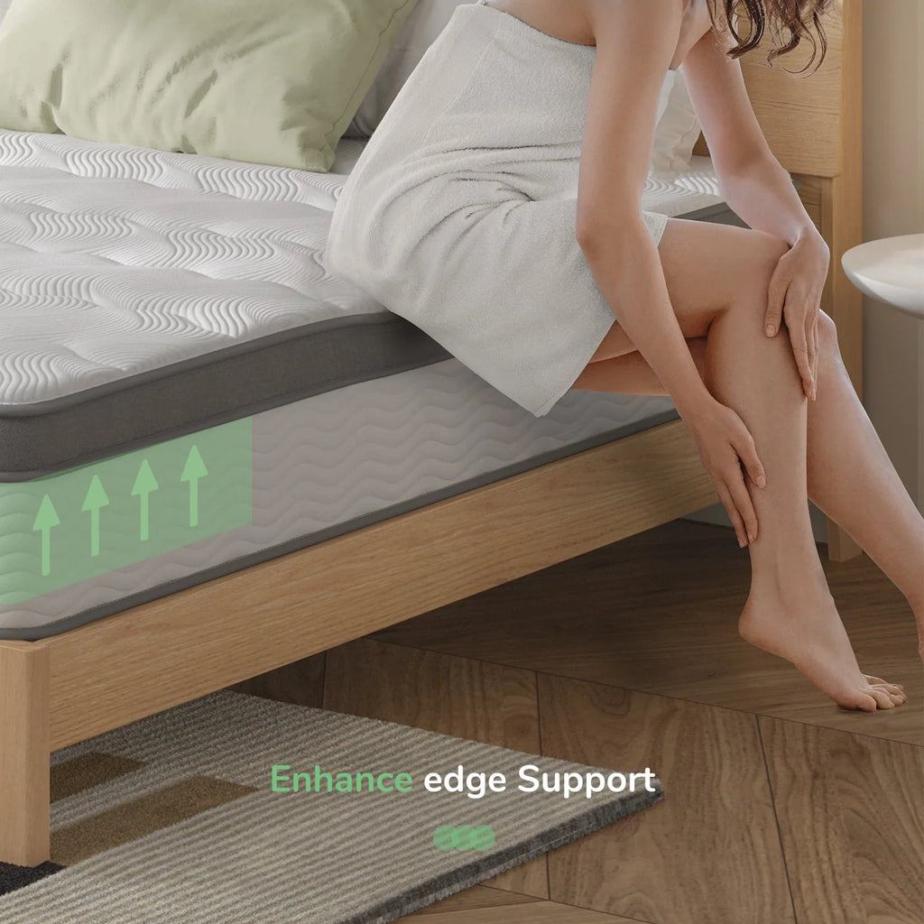 10 Memory Foam Pocket Spring Hybrid Mattress C72775