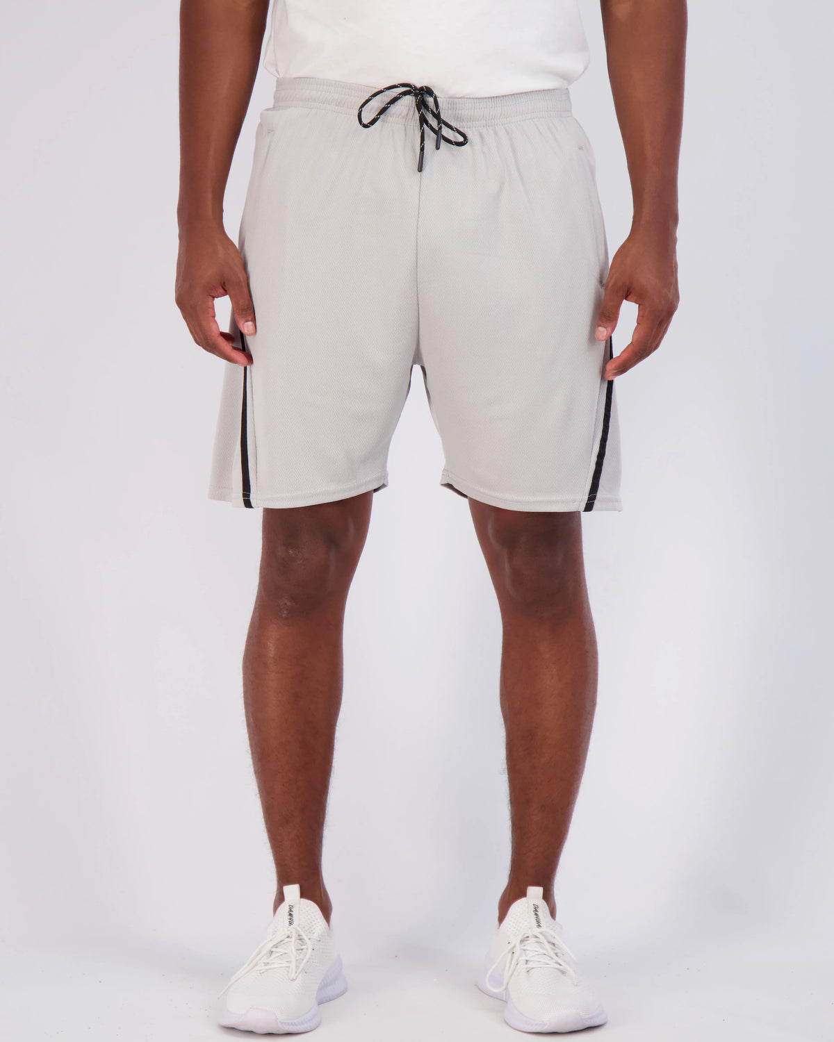 4 Pack Men's Quick Dry Mesh Athletic Shorts with Zipper Pockets Y7295